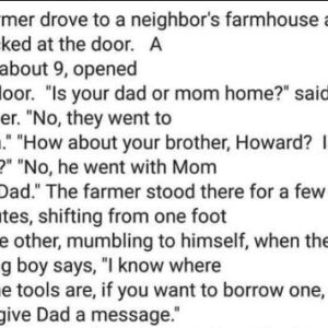 A farmer..