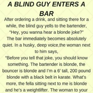 A BLIND GUY AT A BAR (FUNNY STORY)