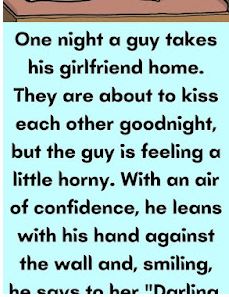 A guy takes his girlfriend home