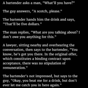 Man tricks bartender..