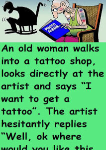 Tattooed Old Lady