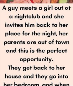 A guy meets a girl out at a nightclub