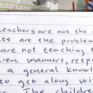 Retired Teacher’s Letter To Parents Is Being Hailed By Thousands