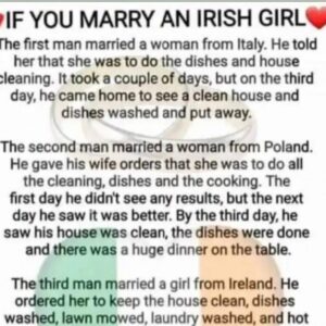 If you marry…