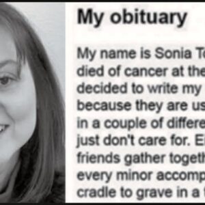 This Woman Wrote Her Own Obituary, And We All Need To Read What It Says