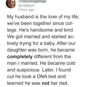 Man Learns Daughter Isn’t His After DNA Test But His Wife Never Cheated On Him