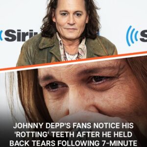 Johnny Depp’s Fans Notice His ‘Rotting’ Teeth after He Held Back Tears Following 7-Minute Standing Ovation