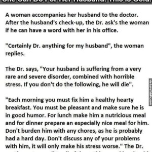 Woman Asks Doctor..