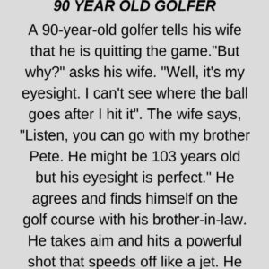 90 YEAR OLD GOLFER! (FUNNY STORY)