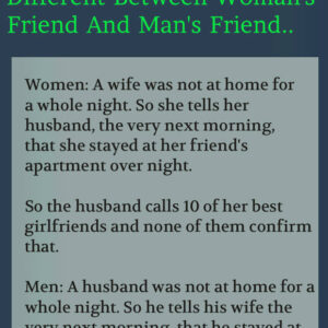 Different between husband and wife’s friend