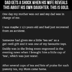 Dad Gets a Shock…