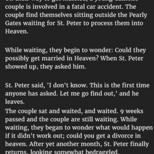 Why Getting Married In heaven….