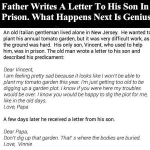 Father Writes A Letter…