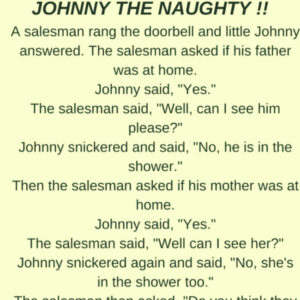 JOHNNY THE NAUGHTY !!