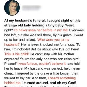 At Husband’s Funeral Wife Meets a Woman with His Baby in Her Arms – Story of the Day