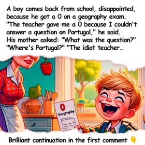 A Boy Comes Back From School (So Funny)