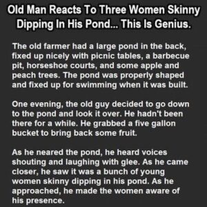 OLD MAN REACTS TO THREE WOMAN..