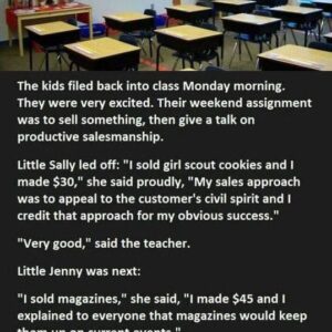 Teacher Assigns Her Class Of Kids…