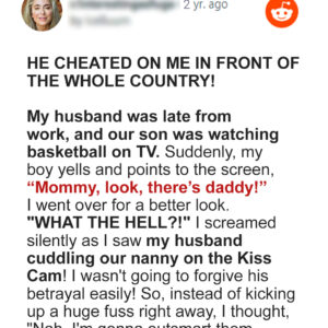 Woman Sees Husband with Their Nanny in Kissing Cam while Watching Basketball Game – Story of the Day