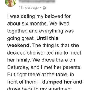 Man Dumps His Beloved Right in Front of Her Parents When He Found Out She Had a Daughter & Didn’t Care Much about Her