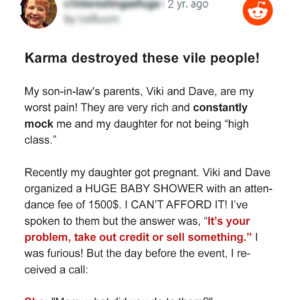 My Son-in-Law’s Parents Often Mocked Me and My Daughter for Not Being ‘High Class’ – They Finally Felt Huge Karma Blow