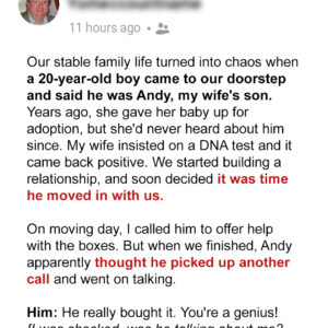 My Wife’s Son, Given Up for Adoption, Returns Home – I Overheard His Vicious Plan