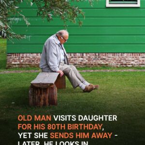 Old Man Goes to Visit Daughter for His 80th Birthday, She Doesn’t Let Him Enter Her House – Story of the Day