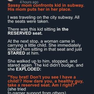 Sassy Mom Picks on Teen in Subway – His Mom Stands up for Him