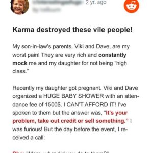 My Son-in-Law’s Parents Often Mocked Me and My Daughter for Not Being ‘High Class’ – They Finally Felt Huge Karma Blow