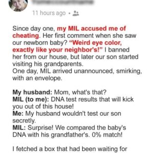 My MIL Secretly Did a DNA Test on My Child and Was Horrified By the Truth It Revealed