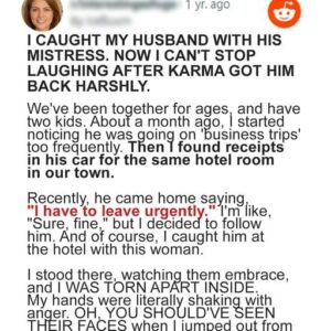 I Found Hotel Receipts in My Husband’s Car, Revealing a Painful Truth — but Karma Dealt with Him Harshly