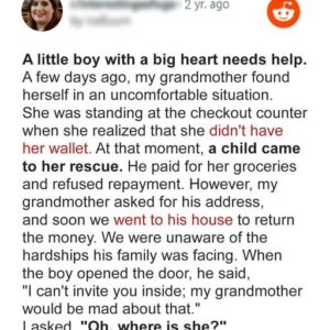 Poor Boy Pays for Old Lady’s Groceries, His Granny Gets 0k to Pay for Treatment Days Later