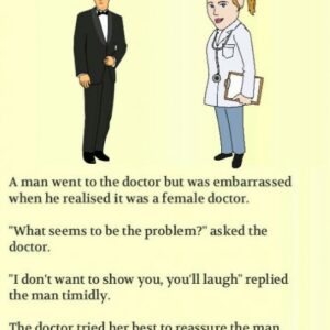 Man gets embarrassed after visiting lady doctor..