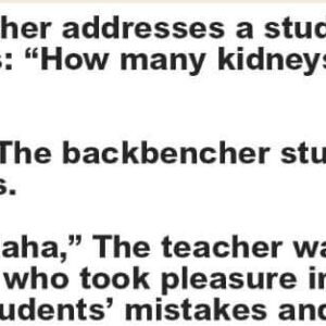 Teacher Addresses A Student.