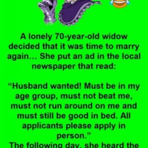 70-Year-Old Widow Posts A Newspaper Ad To Find A Husband