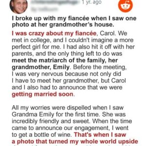 Man Walks into His Fiancée’s Grandmother’s House and Sees His Childhood Photo