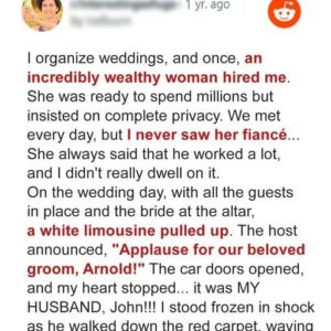 I Organize Wedding for Rich Woman, on the Day of Event My Husband Gets Out of Groom’s Limousine