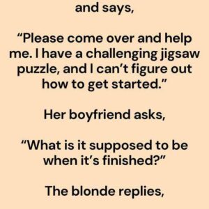 (Funny) A Blonde Calls Her Boyfriend And Says