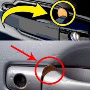 If you see a coin stuck in your car door handle, you’d better call the police