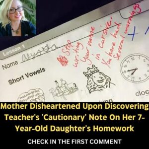 Mom Upset After Finding Teacher’s ‘Warning’ Message On Her 7-Year-Old’s Daughter’s