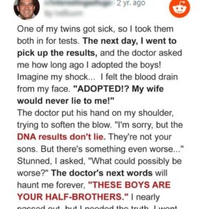 Father Finds out His Twin Sons Are Actually His Brothers