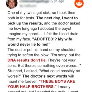 Father Finds out His Twin Sons Are Actually His Brothers