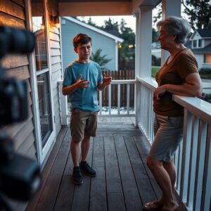 My Stepson Didnt Know Our Door Camera Had a Mic – What I Heard Him Say about His Bio Mom Left Me in Tears