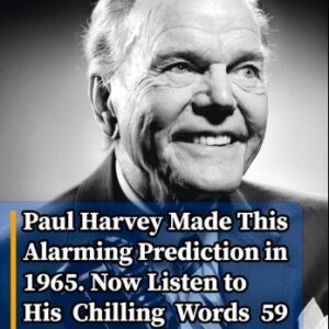 This prediction was made by Paul Harvey in 1965.