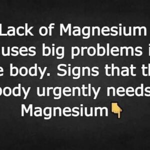 Magnesium deficiency has serious negative effects on the body. signs that the body needs magnesium immediately