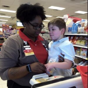 My Son’s Response to a Customer Screaming at His Favorite Cashier Brought Everyone in the Store to Tears