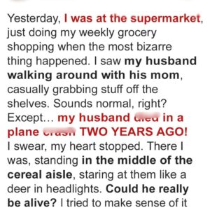 Woman L.o.s.es Husband in Plane Inci:dent, Years Later Meets Him and His Mother by Coincidence in a Store