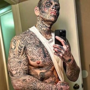 Man Spends K To Tattoo His Full Body And Eyeballs, Reveals What He Looked Like Before