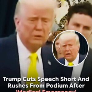 Donald Trump cut speech short amid medical emergency Donald Trump cut speech short amid medical emergency