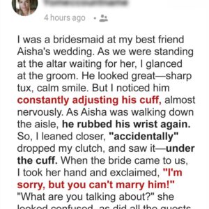 I Noticed the Groom Kept Rubbing I Noticed the Groom Kept Rubbing